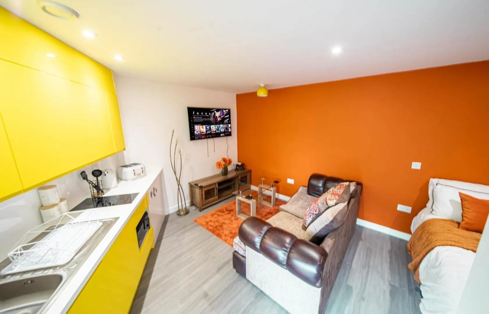 Corner Studio Apartment In 谢菲尔德 英国